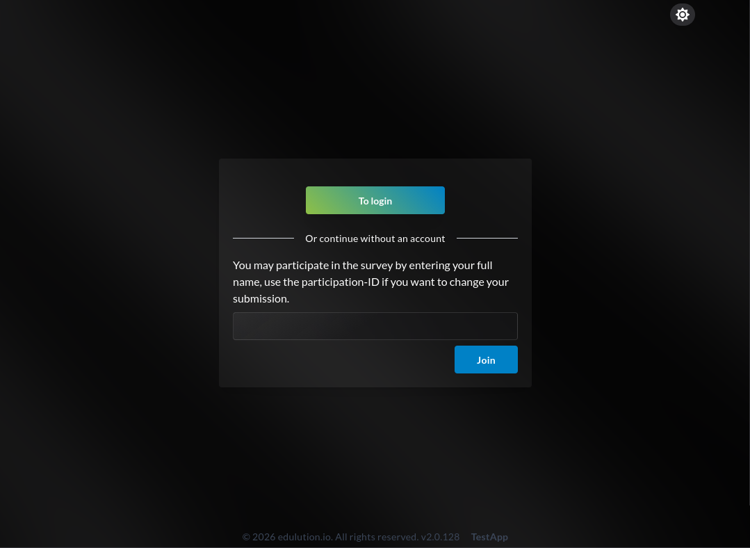 Öffentlicher Login