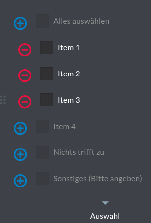 Auswahl