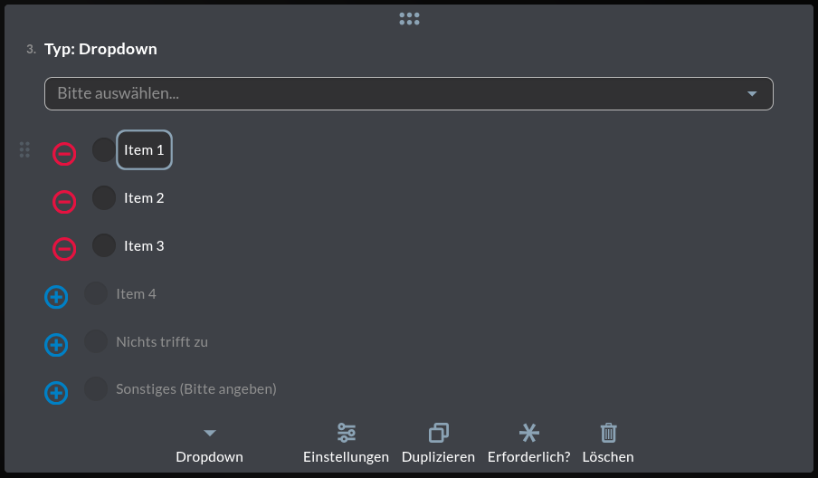 Dropdown