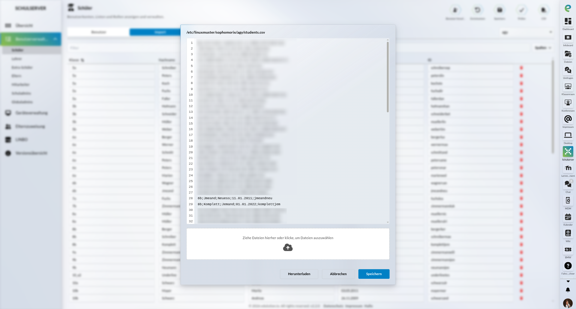 Benutzerverwaltung-Import-CSV