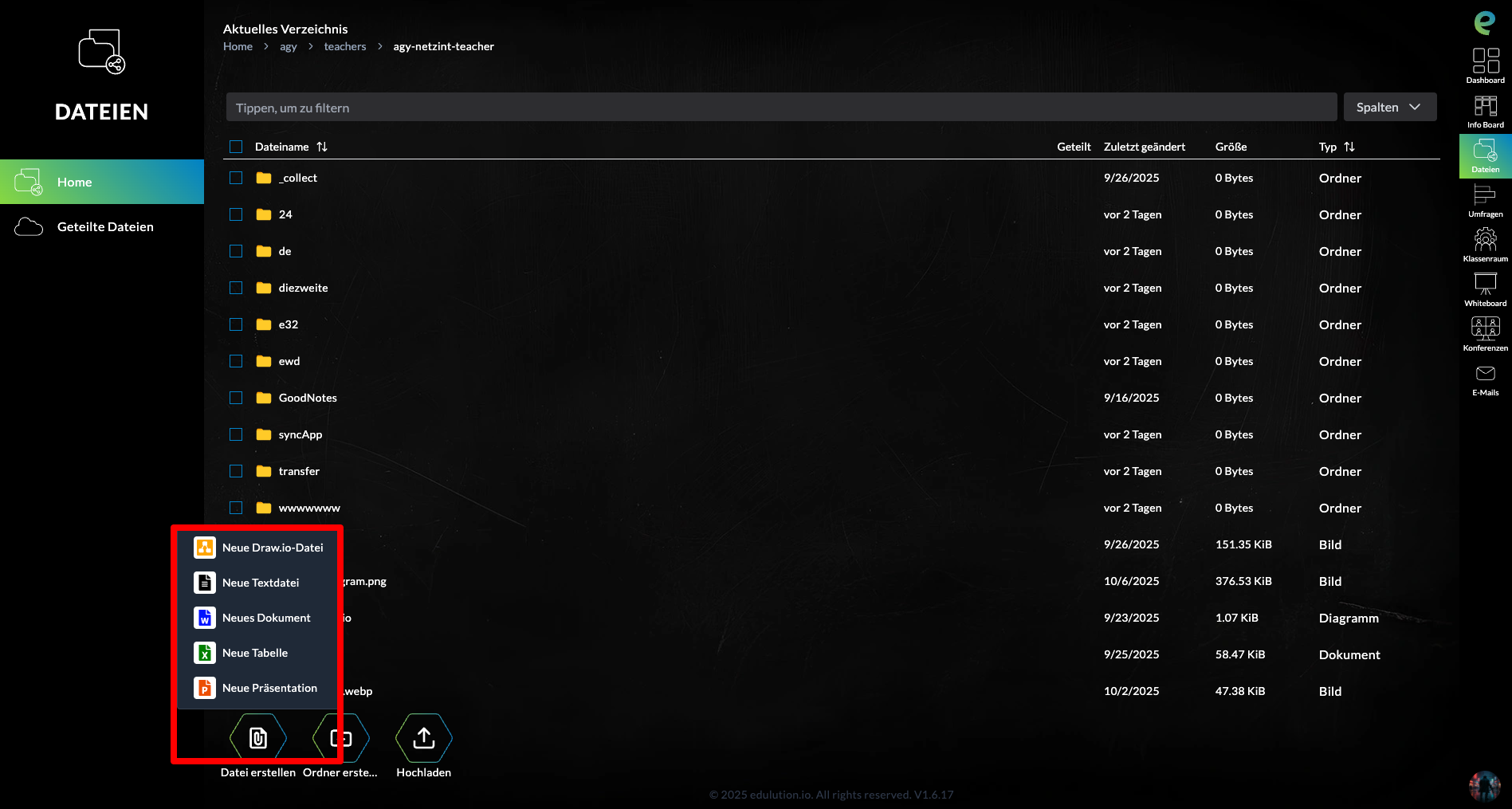 Neue Datei erstellen