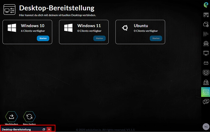 Desktop-Bereitstellung