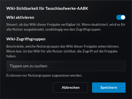 Wiki bearbeiten