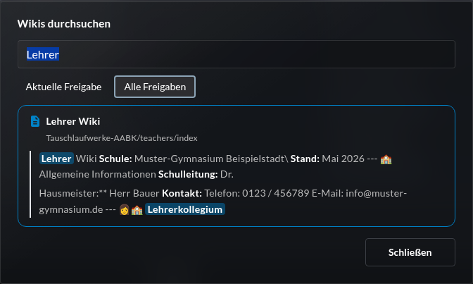 Wiki Suche